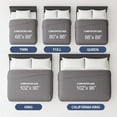 thumbnail image 3 of CGK Linens Premium Down Alternative Comforter - Full Size All-Season Fluffy & Cozy Duvet Insert, Dark Gray, 3 of 7