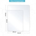 thumbnail image 4 of BEAUTYPEAK 36" x 46" Tempered Glass Office Chair Mat for Carpet or Hard Floor Protection, 4 of 11