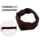 thumbnail image 3 of 1 Uds. Diademas, bandas para el sudor, diadema elástica que absorbe la humedad, para deportes de fitness, poliéster, algodón, marrón oscuro, 3 of 7