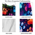 thumbnail image 4 of luoweisi Men's Beach Shorts Quick Dry Swim Trunks with Mesh Lining Dog Paw Prints M, 4 of 5