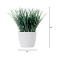 thumbnail image 2 of Nearly Natural 9in. Artificial Grass Plant with Decorative Planter, Green, 2 of 5