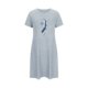 thumbnail image 4 of Camisón corto de talla grande para mujer, camisón de manga corta con estampado de pecho a la moda, camisón para mujer, 4 of 7