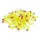 thumbnail image 1 of Cebo de Señuelos blandos perfecl 50 piezas de lombrices gusanos de pesca cebos 2,4 cm Amarillo, 1 of 8