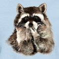 thumbnail image 3 of CafePress - Cute Humorous Watercolor Raccoon Blowing A Kiss T - Women's Classic T-Shirt, 3 of 4