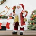 thumbnail image 2 of Northlight 24" Red and White Santa with Gift Bag and Presents Christmas Figure, 2 of 5
