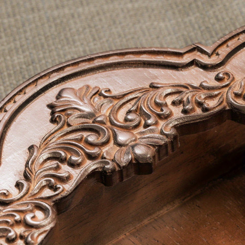 Solid Wood Relief Storage Shelf, Wooden Aromatherapy Perfume Decor Wall-mounted Organizer, French Vintage Carved Wall Cabinet, Small Jewelry Hanging Rack