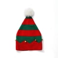thumbnail image 2 of Gorro de elfo navideño para niños de 1 a 6 años Gorro de elfo navideño de punto con pompones y cascabeles Tocado Disfraz de Papá Noel Decoración, 2 of 5