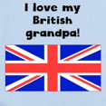 thumbnail image 2 of CafePress - I Love My British Grandpa Body Suit - Baby Light Bodysuit, Size Newborn - 24 Months, 2 of 4