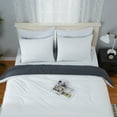 thumbnail image 4 of Duvet Cover with Pillowcase, Microfiber Reversible Soft Duvet Cover with Zipper Closure, 4 of 9