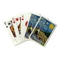 thumbnail image 1 of Pleasanton, California, Vineyard, Starry Night, Lantern Press, Premium Playing Cards, 52 Card Deck with Jokers, USA Made, 1 of 5