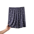 thumbnail image 3 of Asxite Plus Size Womens Pajamas Pants Elastic Waist Soft Knit Bow Print Pocket Short Sleepwear, 3 of 6