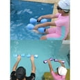 thumbnail image 4 of JoyMoreHome 2Pcs Aquatic Exercise Dumbells,Water Aerobic Exercise Foam Dumbbells,Water Fitness Exercises Equipment for Adults, Women Weight Loss, 4 of 6