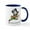White/Navy Inside, variant on CafePress - Mad Hatter Mug - 11 oz Ceramic Mug - Novelty Coffee Tea Cup