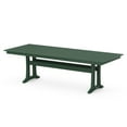 thumbnail image 6 of POLYWOOD Canyon 9-Piece Farmhouse Dining Set with Trestle Legs in Green, 6 of 11
