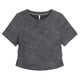thumbnail image 1 of Camiseta de cuello redondo con halo y hombros descubiertos para mujer, de verano, talla grande, estilo gordito, para chicas sexys, cintura ajustada, plisada, manga corta, 1 of 6
