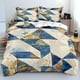 thumbnail image 1 of Funda Nórdica Creative Geometric Lines Funda Nórdica King Golden Leaf Stripes, 1 of 6