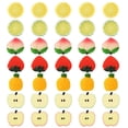 thumbnail image 1 of Coofit Artificial Fruit Slice Resin: 35PCS Lifelike Fake Fruits Lemon Slice Photo Prop, 1 of 10