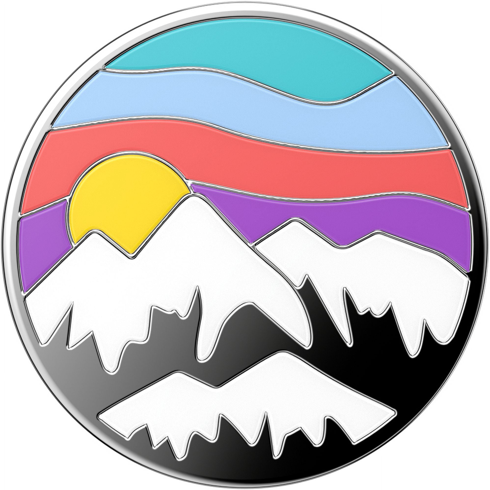 PopSockets Premium Grip with Swappable Top for Cell Phones, PopGrip Enamel Altitude Adjustment