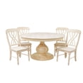 thumbnail image 1 of BingLTD - 48" Wide 30" Tall London Round Dining Table Set for Kitchen, Dining Room with 4 Eleanor Chairs, 1 of 5