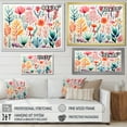 thumbnail image 5 of Designart "Watercolor Coastal Coral II" Extra Large Animals Framed Wall Art - Coastal Coral Coastal Coral Under Water Entryway Framed Wall Art, 5 of 7