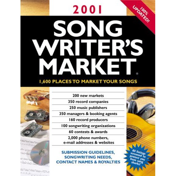 Pre-Owned 2001 Songwriter's Market (Songwriter's Market, 2001), 9780898799804, 0898799805, Paperback, Updated edition