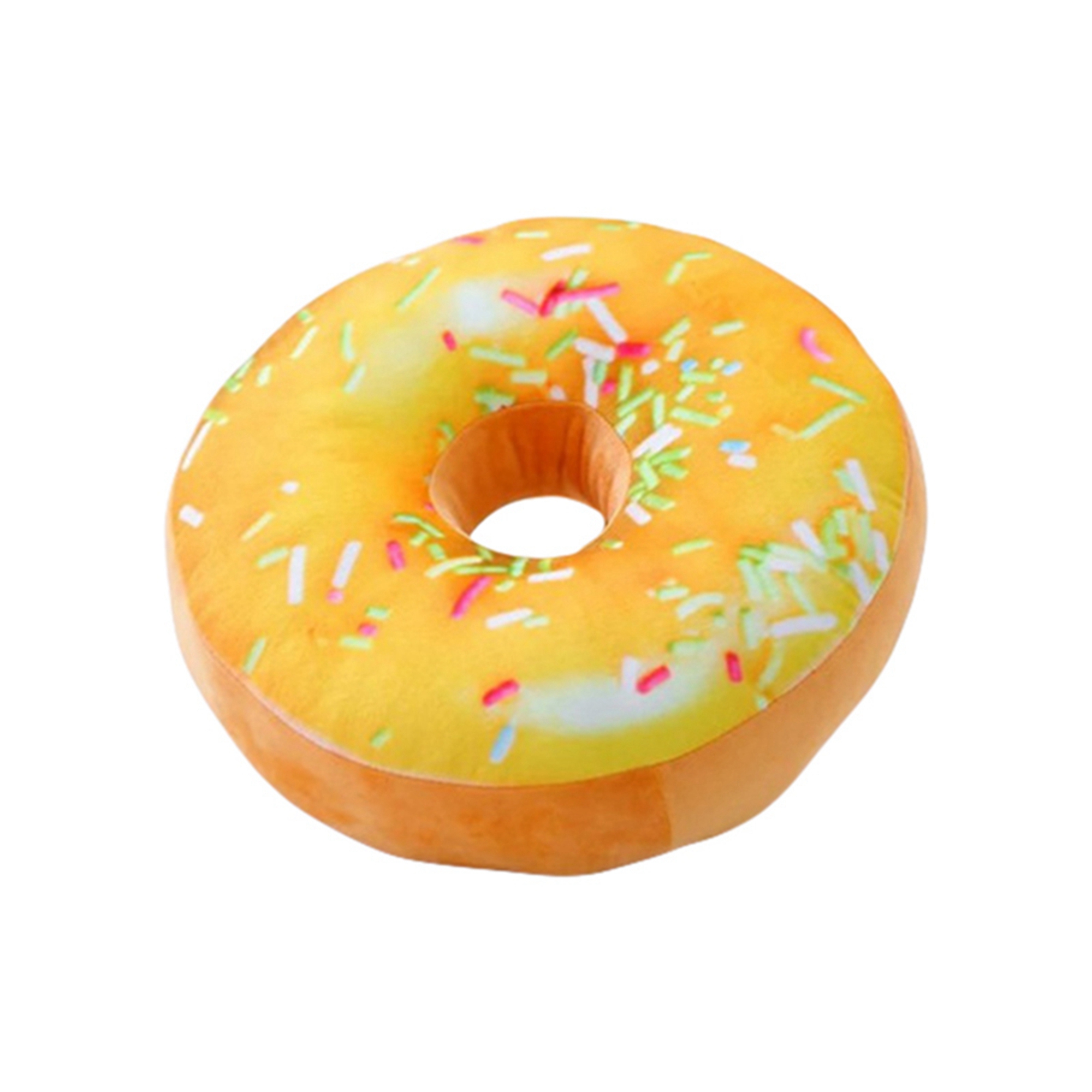 Simulation Donut Pillow 3D Printing Food Dessert Cushion Stuffed Plush