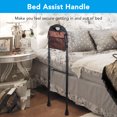 thumbnail image 2 of Yescom Medical Supply Adjustable Bedside Rail Support Handle w/ Strap Yescom Modern, 2 of 9