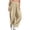 r-47Beige9, variant on Womens Wide Leg Pants High Waisted Solid Color With Deep Pockets Loose Fit Trousers Comfy Versatile Trendy Womens Trousers