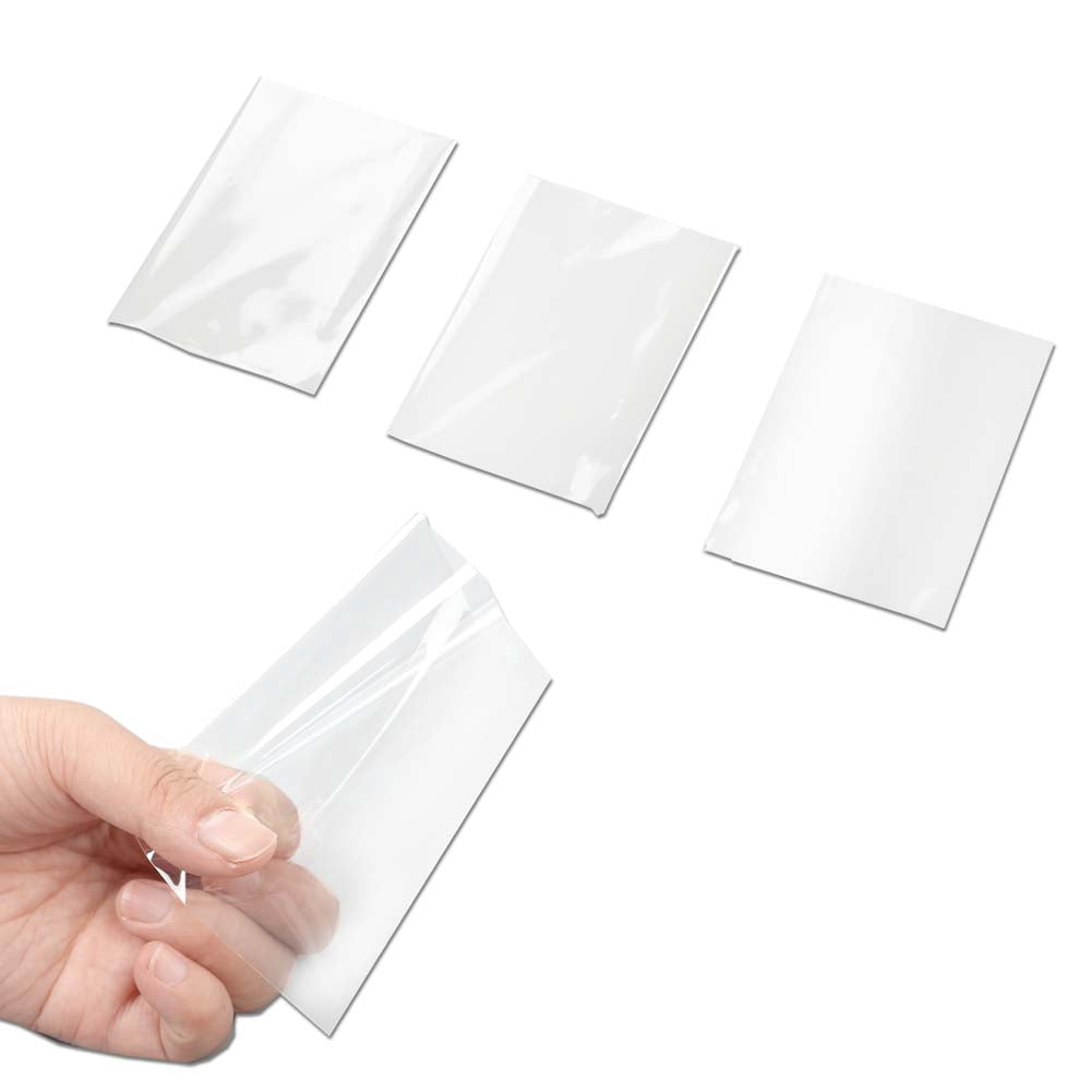 CROSSDESIGN Card Toploaders & Soft Sleeves 100Pcs Clear