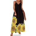 thumbnail image 1 of Vestido sin mangas Vintage Sea Fossils vestidos para mujer vestido de verano mujer ropa de mujer de moda, 1 of 7