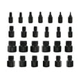 thumbnail image 1 of Xingzhi 25x Damaged Screw Extractor Hexagon Handle for Removing Broken Nuts Screws Black, 1 of 9