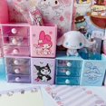 thumbnail image 5 of Anime desktop Cinnamoroll desk supplies container pen holder for desk cute pen cup pot makeup brush holder mini box, 5 of 5
