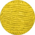thumbnail image 1 of Ahgly Company Machine Washable Indoor Round Southwestern Yellow Country Area Rugs, 6' Round, 1 of 4
