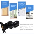 thumbnail image 2 of Black Stainless Steel Gate Lock Single-Sided Deadbolt Door Lock 6.7 x 6.4 cm Heavy Duty Security, 2 of 6