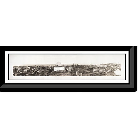 Historic Framed Print, PA Wilkes Barre, from Hotel Redington 1921, 36-3/8" x 8-3/8"
