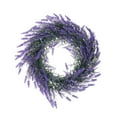 thumbnail image 4 of WASHWEPE 1Pack Wreath Artificial for Home Decor Christmas Party 38X0.39In Purple Plastic Lavender, 4 of 8