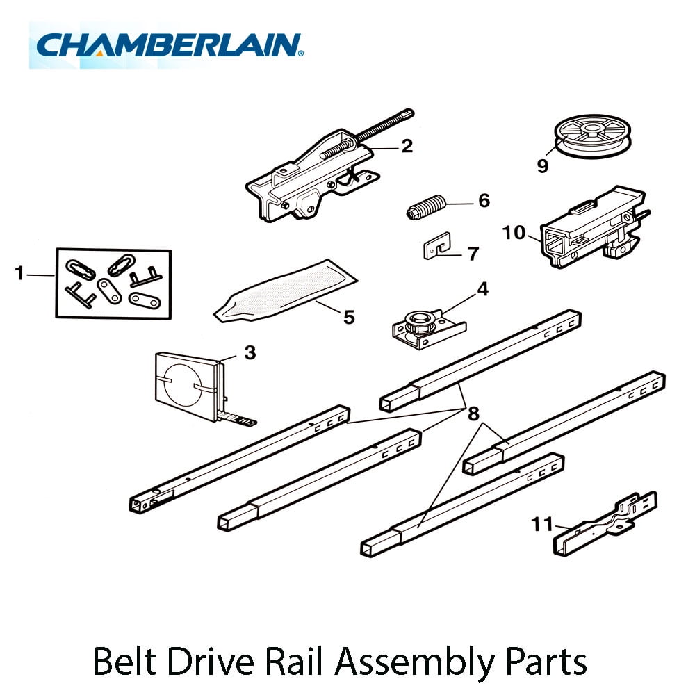 LIFTMASTER Garage Door Openers 144C54 Belt Drive Pulley - Walmart.com Chamberlain 4620 Lighting Wiring Diagram Walmart