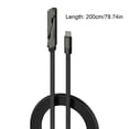 thumbnail image 6 of Inglocoh 2026 New Invisible Holder Charger Cable with Stand, 240W Stand Data Cable, 78.74in Nylon Braided, for Android, Laptop, Tablet, 6 of 6