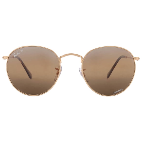 Sunglasses Ray-Ban RB 3447 001/G5 Round Metal Arista Polar Clear