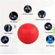 thumbnail image 3 of Nvzi Pelota de lacrosse para masajes para músculos adoloridos, hombros, cuello, espalda, pies, cuerpo, tejido profundo, puntos gatillo, nudos musculares, yoga y liberación miofascial (roja), 3 of 5