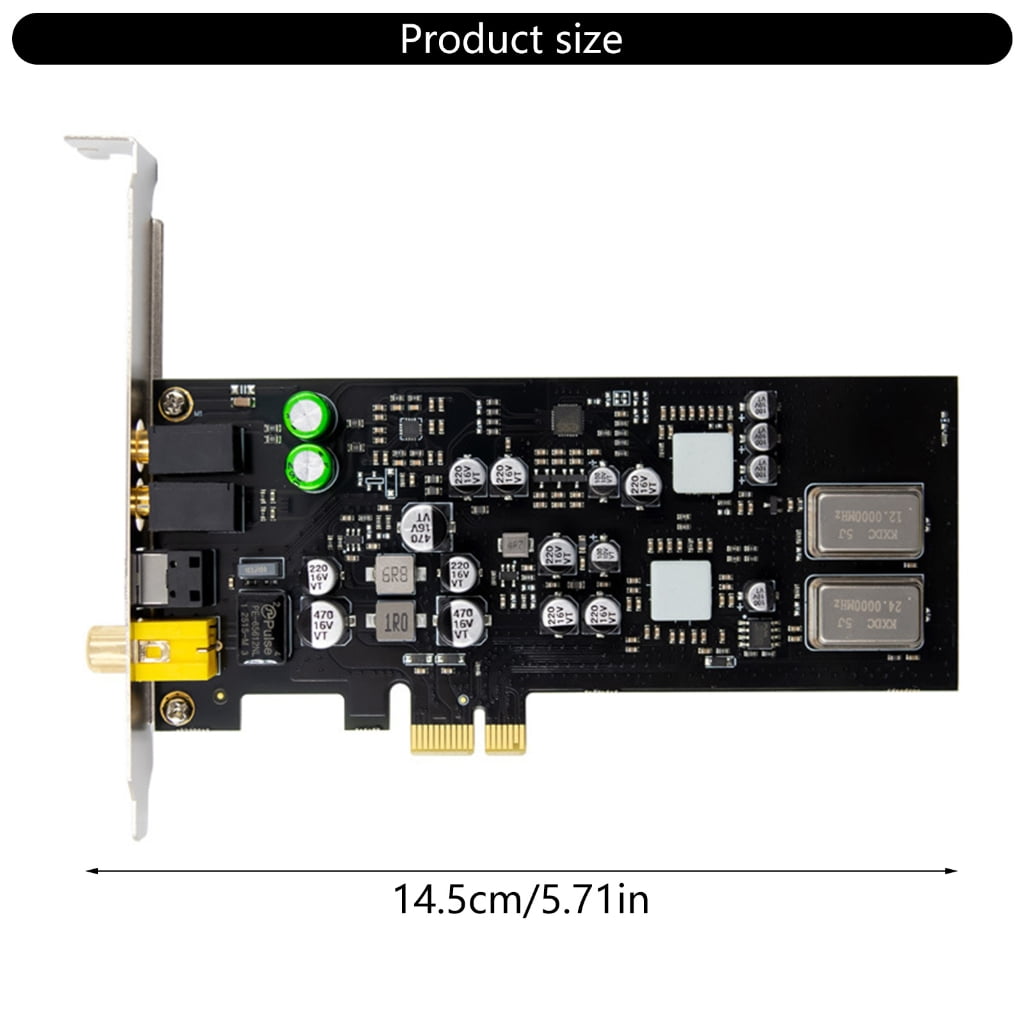 WINDLAND Digital Audios Interfaces Sound Card 24Bit 48kHz SPDIF Output Compatible for Fiber Optics Amplifiers And Decoders