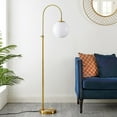 thumbnail image 5 of SAFAVIEH Hamil 62 in. Mid-Century Floor Lamp, Brass Gold, 5 of 6