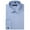 Light Blue, variant on Andrew Fezza Men's Slim Fit French Cuff Solid Cotton Dress Shirt - Cream - 16 4-5