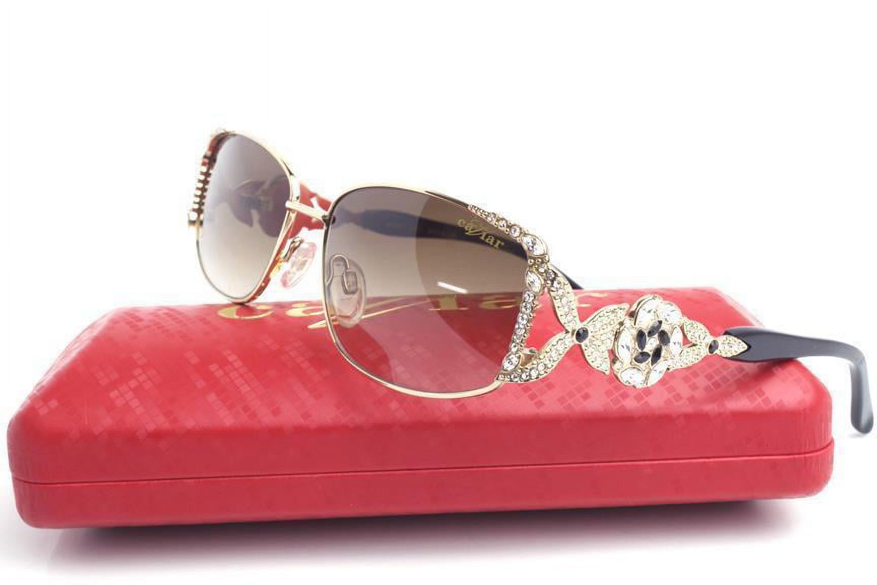 Caviar Sunglasses 5597 C21 Champagne Series Gold Austrian  display picture 2