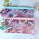 thumbnail image 3 of Estuche de lápices Kawaii Sanrio My Melody, Hello Kitty, Cinnamoroll, Kuromi, papelería para niños, bolsa de almacenamiento de lápices impermeable transparente, 3 of 4