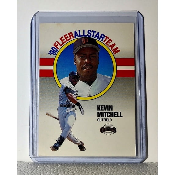 Kevin Mitchell 1990 Fleer MLB #6 All-Star Team Card San Francisco Giants