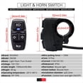thumbnail image 2 of 2X Ebike Trasero DK336 Set Luz Delantera/Trasera Bicicleta EléCtrica Luces LED SET para 36V 48V 52V 60V, 2 of 5