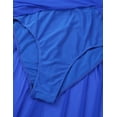 thumbnail image 6 of Kaerm Womens Lyrical Modern Contemporary Costume Asymmetric Ballet Skirted Leotard Dance Dress Outfit Royal Blue XL, 6 of 7