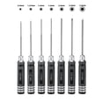 thumbnail image 1 of 7Pcs Hex Screw Driver Screwdriver Set 0.9/1.27/1.3/1.5/2.0/2.5/3.0mm Hexagon Screwdriver Rc Hobby Tool for Rc Model Screw Driver, 1 of 9