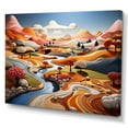 thumbnail image 2 of Designart "Whimsy In The Colorful Fields I" Countryside Canvas Prints, 2 of 7